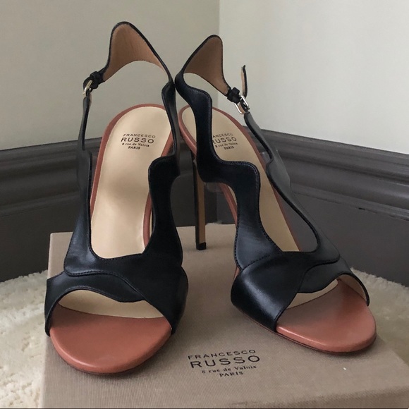 BNIB FRANCESCO RUSSO WAVY SANDAL - Picture 4 of 11
